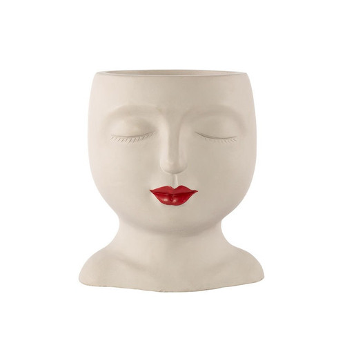 Cement white plant - white,
