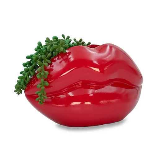 Red hot lips planter for - hot,