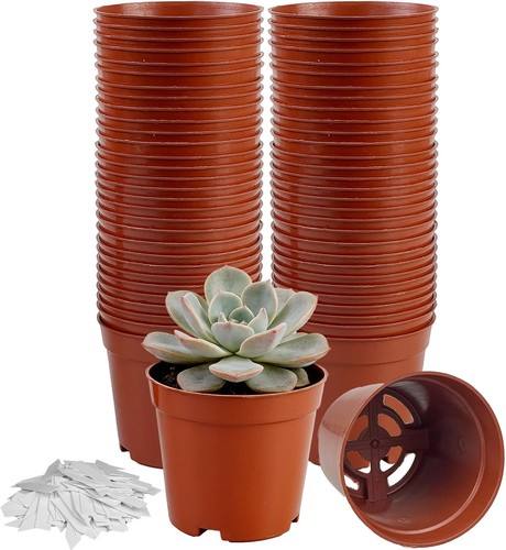 60pcs 5cm small plant - 7.5cm,