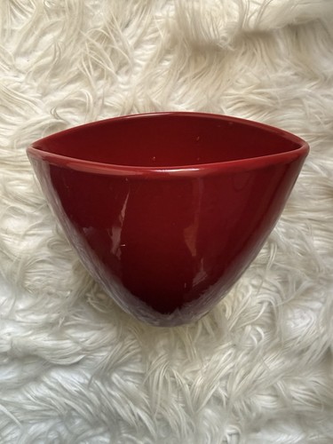 Red plant pot - red,