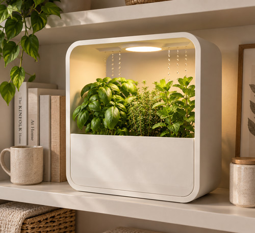 Indoor herb garden smart - herb, garden,