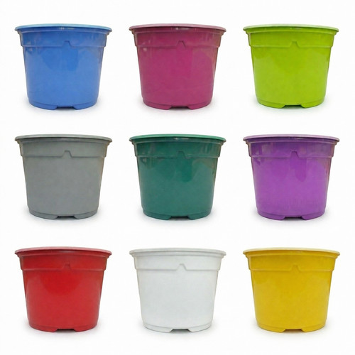 Plant pots plastic - plant, round