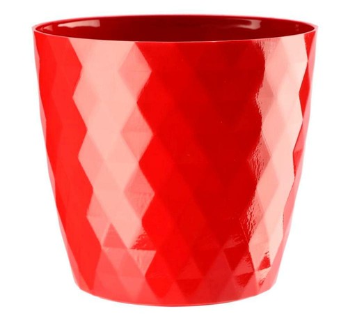 Round crystal houseplant pot - houseplant,