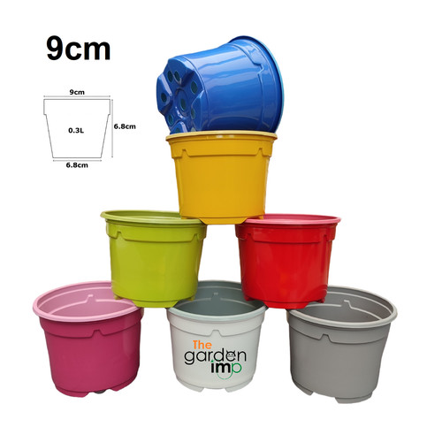 Plant pots plastic 9cm - plastic,