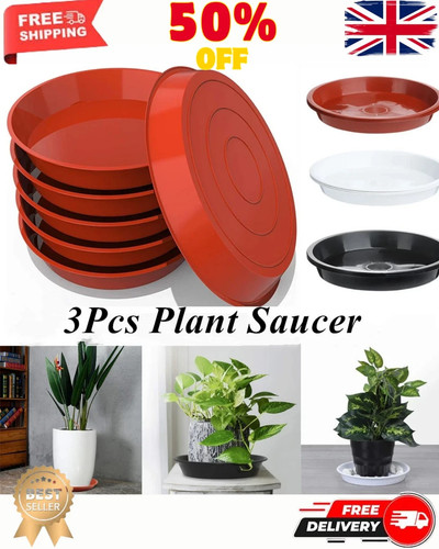 Plant pot saucers round - 3x,