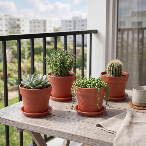 Pack plastic plant pots - pack,