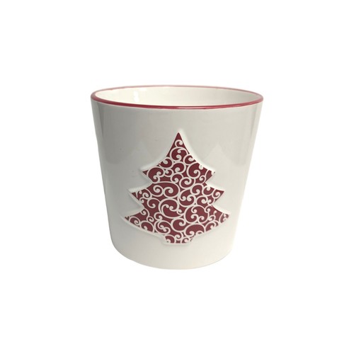 Patterned plain ceramic cement - plain,