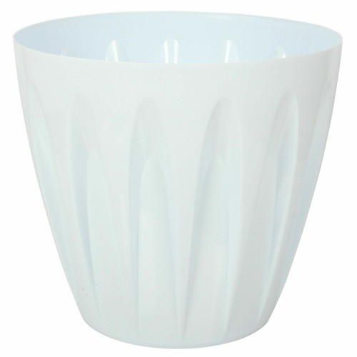 Plastic round 45cm plant pot - plastic,