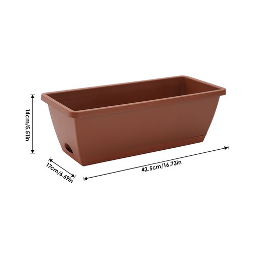 Rectangle trough plant pot - plant,