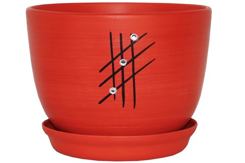 Ceramic plant pots with - ceramic,