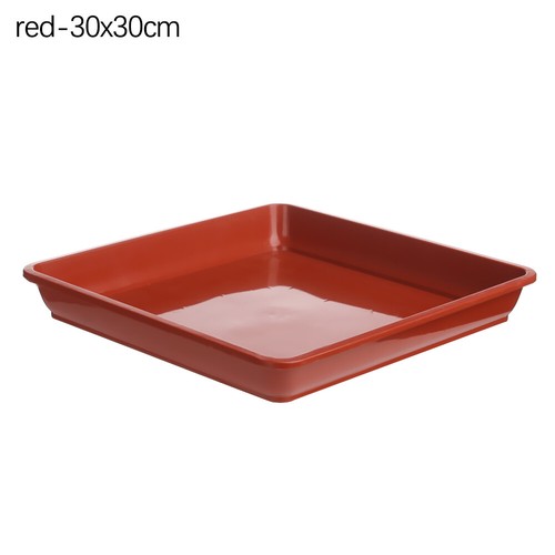 Flower pot square plastic tray - square,