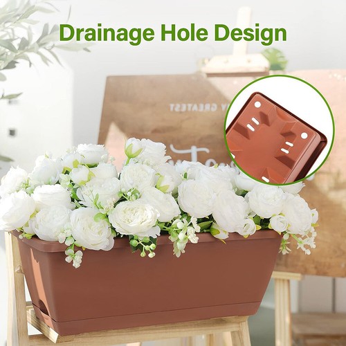 Set plastic trough plant - of, 5